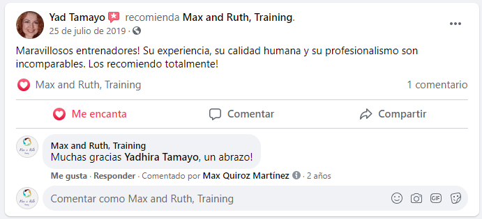 recomendación yadhira tamayo